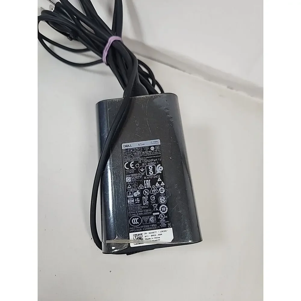 OEM DELL Genuine Original 65W AC Power Adapter Cord for Dell Latitude